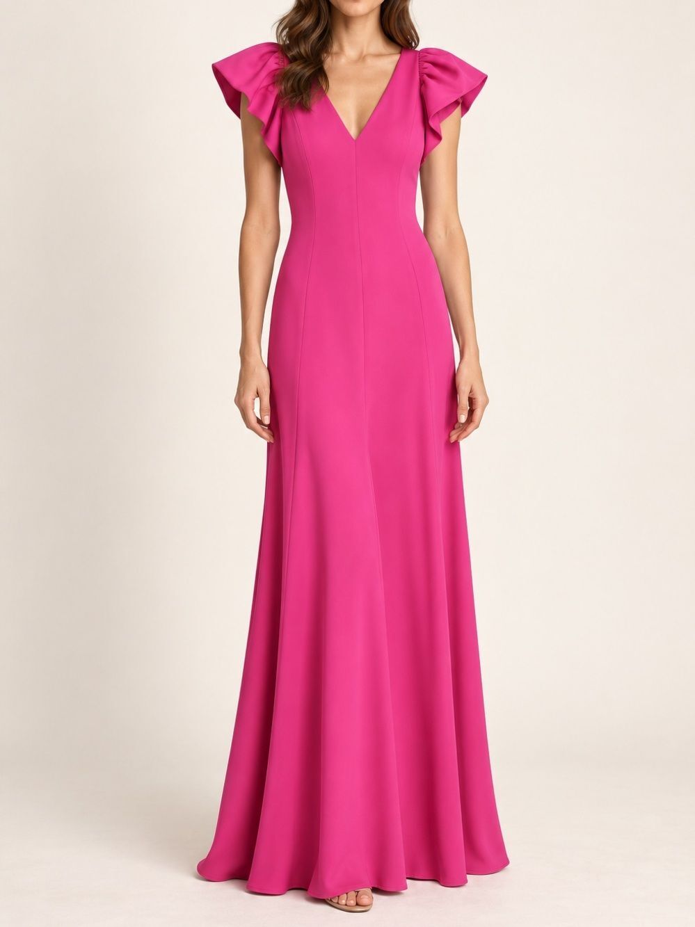Black Halo Eve by Laurel Berman Gown in Iconic Pink Sz. 8